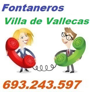 Telefono de la empresa fontaneros Villa de Vallecas